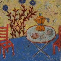 Coffee Among the Morning Glories